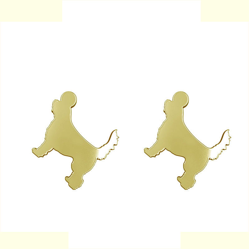 گوشواره طلا 18 عیار زنانه مدوپد مدل سگ کد GA1-16463 گوشواره طلا 18 عیار زنانه مدوپد مدل سگ کد GA1-16463