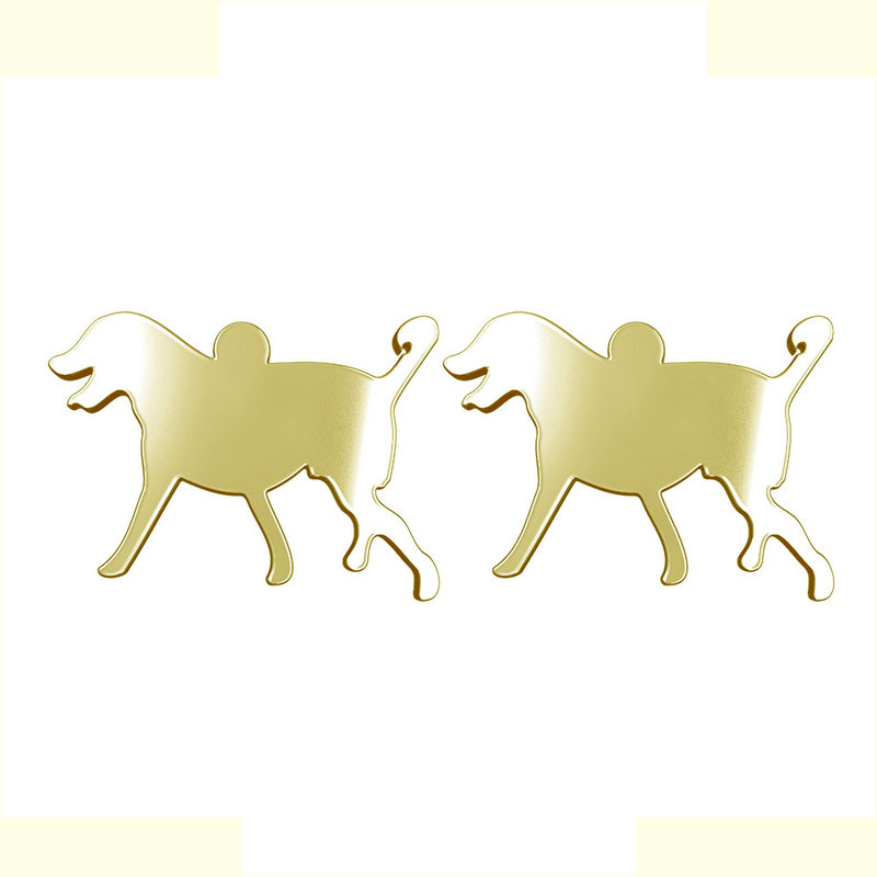 گوشواره طلا 18 عیار زنانه مدوپد مدل سگ کد GA1-16541 گوشواره طلا 18 عیار زنانه مدوپد مدل سگ کد GA1-16541