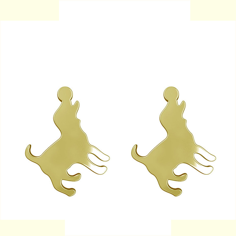 گوشواره طلا 18 عیار زنانه مدوپد مدل سگ کد GA1-16554 گوشواره طلا 18 عیار زنانه مدوپد مدل سگ کد GA1-16554