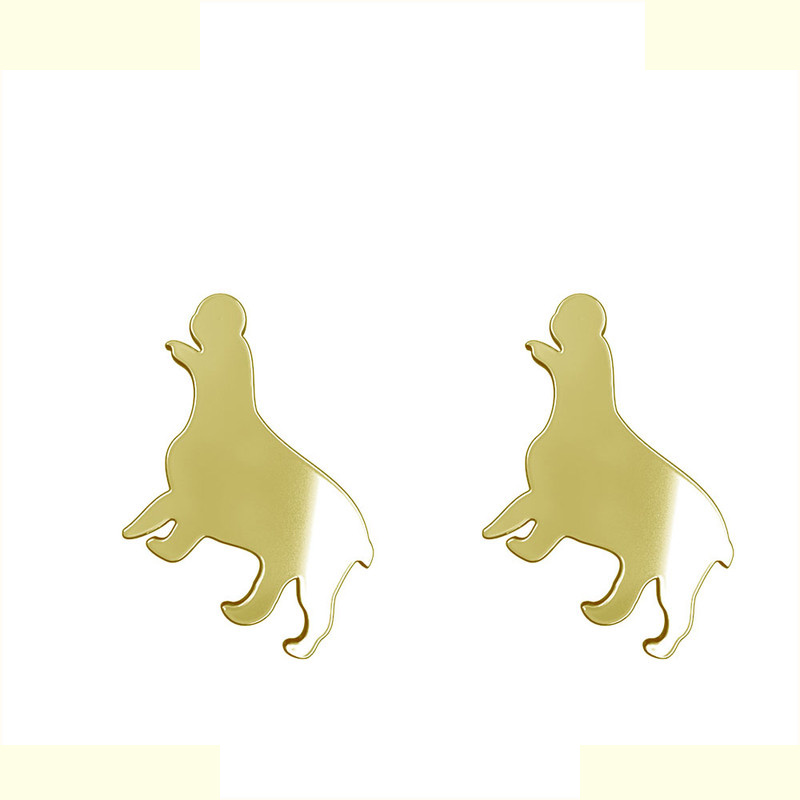 گوشواره طلا 18 عیار زنانه مدوپد مدل سگ کد GA1-16561 گوشواره طلا 18 عیار زنانه مدوپد مدل سگ کد GA1-16561