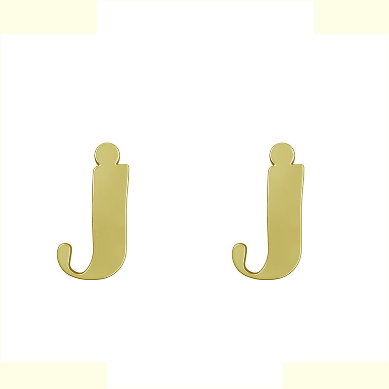 گوشواره طلا 18 عیار زنانه مدوپد مدل حرف J کد GA1-16629 گوشواره طلا 18 عیار زنانه مدوپد مدل حرف J کد GA1-16629