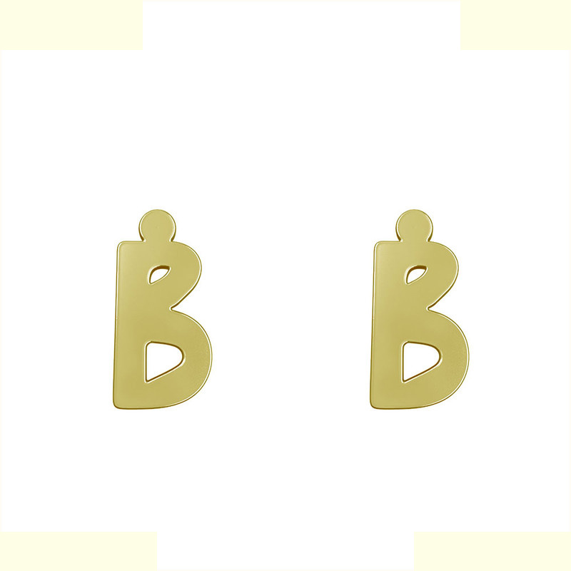 گوشواره طلا 18 عیار زنانه مدوپد مدل حرف B کد GA1-16669 گوشواره طلا 18 عیار زنانه مدوپد مدل حرف B کد GA1-16669