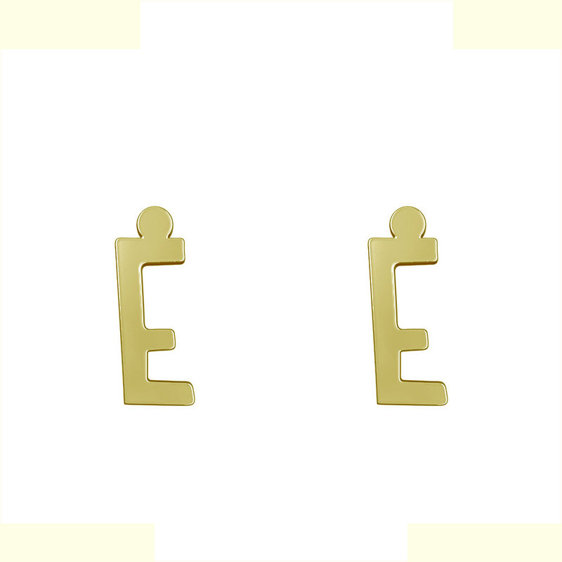 گوشواره طلا 18 عیار زنانه مدوپد مدل حرف E کد GA1-16737 گوشواره طلا 18 عیار زنانه مدوپد مدل حرف E کد GA1-16737