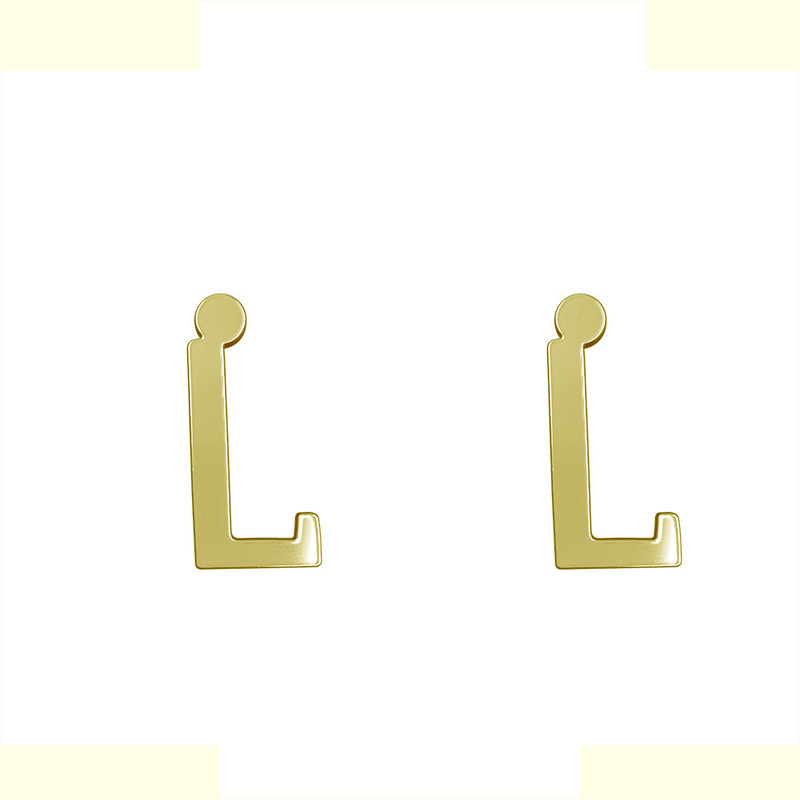 گوشواره طلا 18 عیار زنانه مدوپد مدل حرف L کد GA1-16744 گوشواره طلا 18 عیار زنانه مدوپد مدل حرف L کد GA1-16744