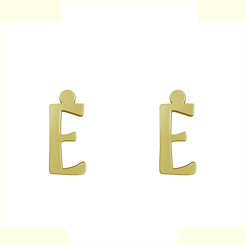 گوشواره طلا 18 عیار زنانه مدوپد مدل حرف E کد GA1-16765 گوشواره طلا 18 عیار زنانه مدوپد مدل حرف E کد GA1-16765