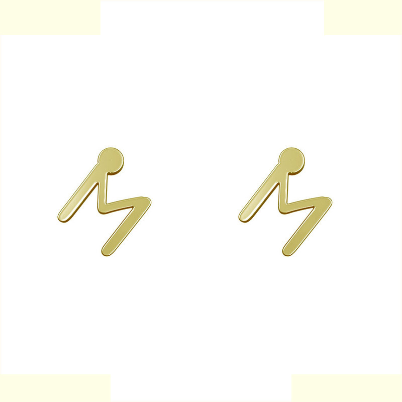 گوشواره طلا 18 عیار زنانه مدوپد مدل حرف M کد GA1-16793 گوشواره طلا 18 عیار زنانه مدوپد مدل حرف M کد GA1-16793