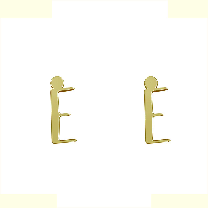 گوشواره طلا 18 عیار زنانه مدوپد مدل حرف E کد GA1-16813 گوشواره طلا 18 عیار زنانه مدوپد مدل حرف E کد GA1-16813