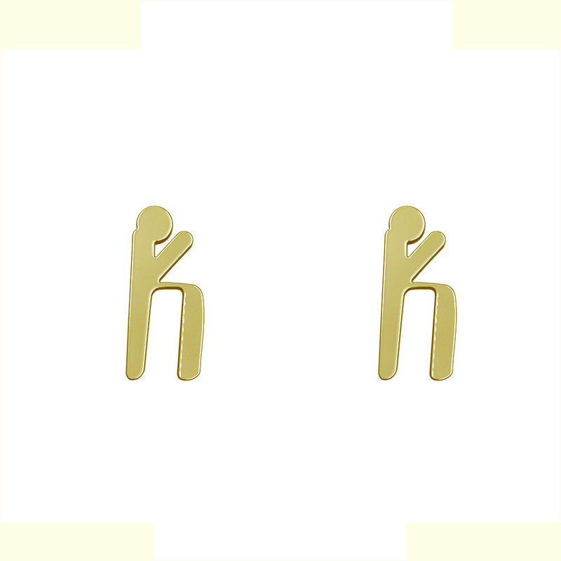 گوشواره طلا 18 عیار زنانه مدوپد مدل حرف K کد GA1-16819 گوشواره طلا 18 عیار زنانه مدوپد مدل حرف K کد GA1-16819