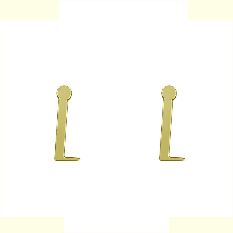 گوشواره طلا 18 عیار زنانه مدوپد مدل حرف L کد GA1-16820 گوشواره طلا 18 عیار زنانه مدوپد مدل حرف L کد GA1-16820