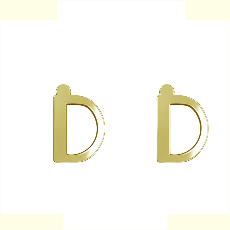 گوشواره طلا 18 عیار زنانه مدوپد مدل حرف D کد GA1-16890 گوشواره طلا 18 عیار زنانه مدوپد مدل حرف D کد GA1-16890