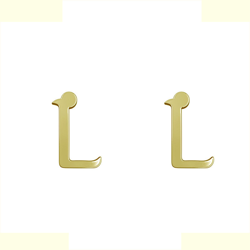 گوشواره طلا 18 عیار زنانه مدوپد مدل حرف L کد GA1-16924 گوشواره طلا 18 عیار زنانه مدوپد مدل حرف L کد GA1-16924