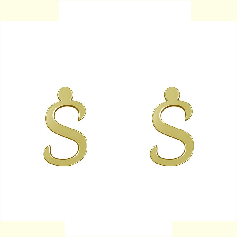 گوشواره طلا 18 عیار زنانه مدوپد مدل حرف T کد GA1-16931 گوشواره طلا 18 عیار زنانه مدوپد مدل حرف T کد GA1-16931