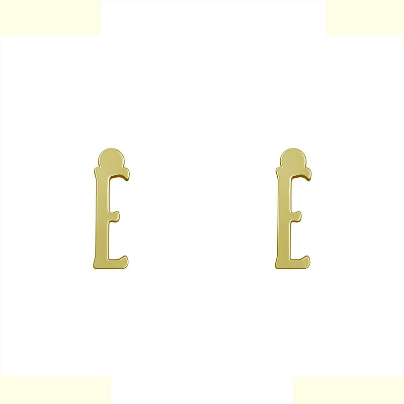 گوشواره طلا 18 عیار زنانه مدوپد مدل حرف E کد GA1-16943 گوشواره طلا 18 عیار زنانه مدوپد مدل حرف E کد GA1-16943