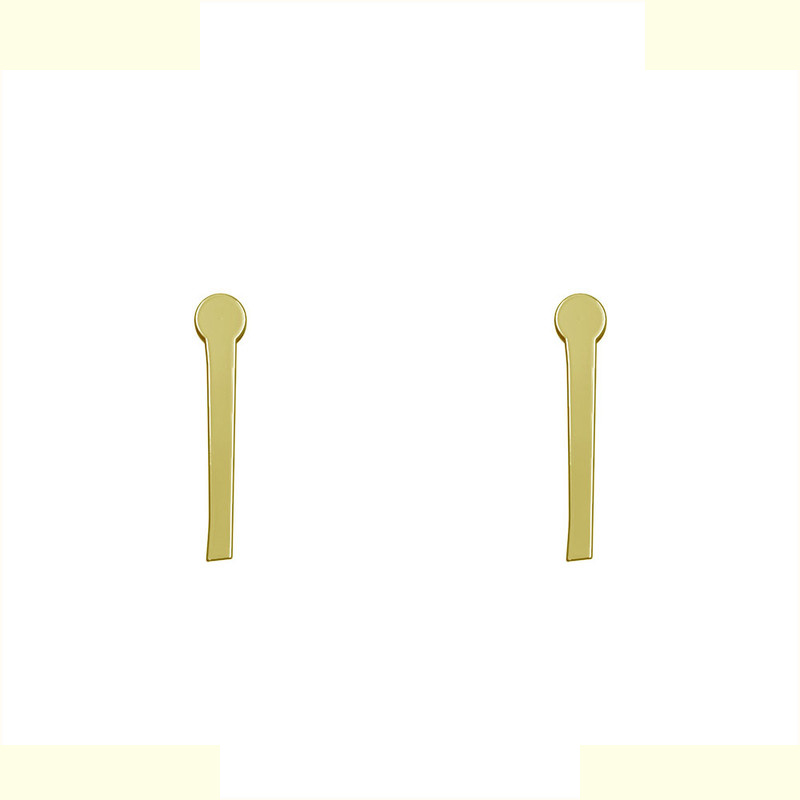 گوشواره طلا 18 عیار زنانه مدوپد مدل حرف I کد GA1-16947 گوشواره طلا 18 عیار زنانه مدوپد مدل حرف I کد GA1-16947