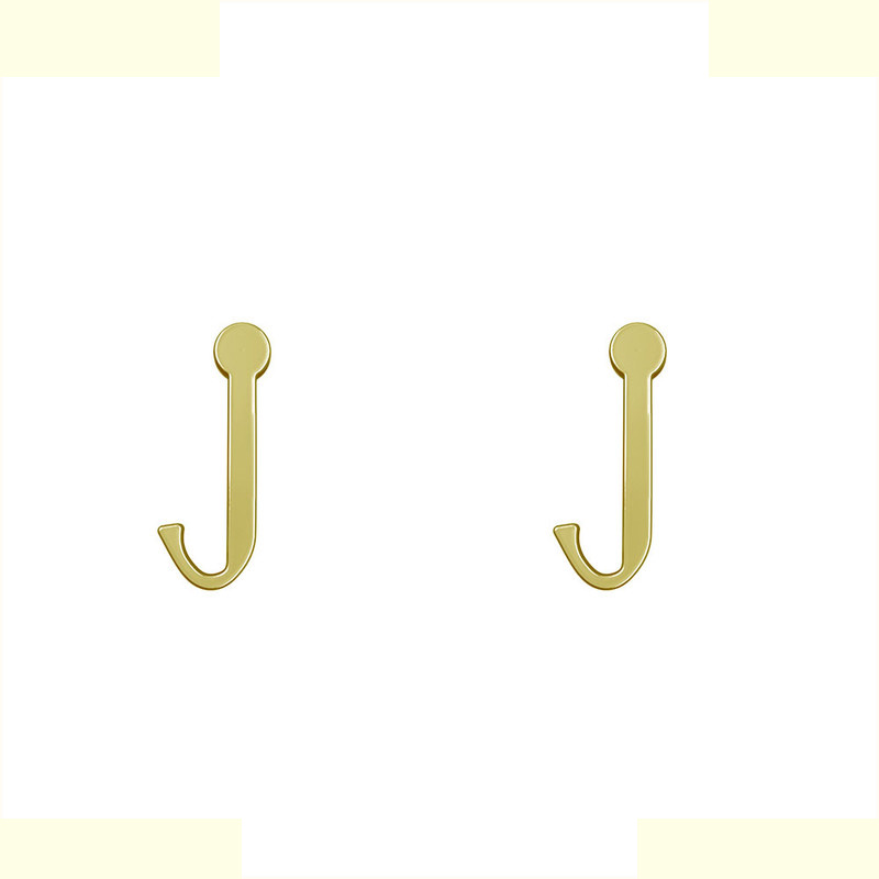 گوشواره طلا 18 عیار زنانه مدوپد مدل حرف J کد GA1-16948 گوشواره طلا 18 عیار زنانه مدوپد مدل حرف J کد GA1-16948