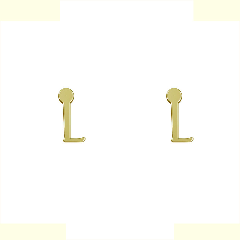 گوشواره طلا 18 عیار زنانه مدوپد مدل حرف L کد GA1-16950 گوشواره طلا 18 عیار زنانه مدوپد مدل حرف L کد GA1-16950