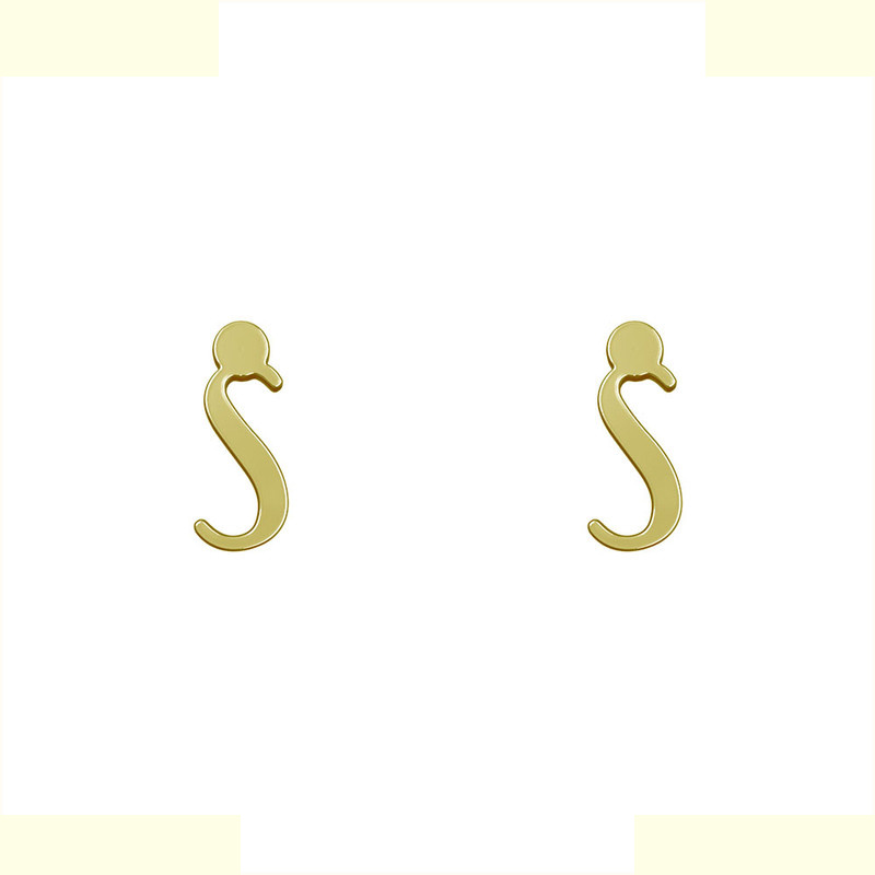 گوشواره طلا 18 عیار زنانه مدوپد مدل حرف T کد GA1-16957 گوشواره طلا 18 عیار زنانه مدوپد مدل حرف T کد GA1-16957