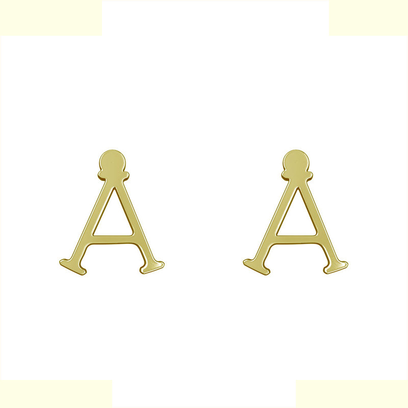 گوشواره طلا 18 عیار زنانه مدوپد مدل حرف A کد GA1-16965 گوشواره طلا 18 عیار زنانه مدوپد مدل حرف A کد GA1-16965