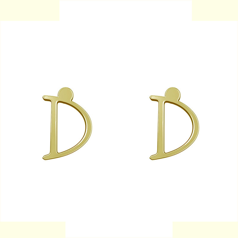 گوشواره طلا 18 عیار زنانه مدوپد مدل حرف D کد GA1-16968 گوشواره طلا 18 عیار زنانه مدوپد مدل حرف D کد GA1-16968