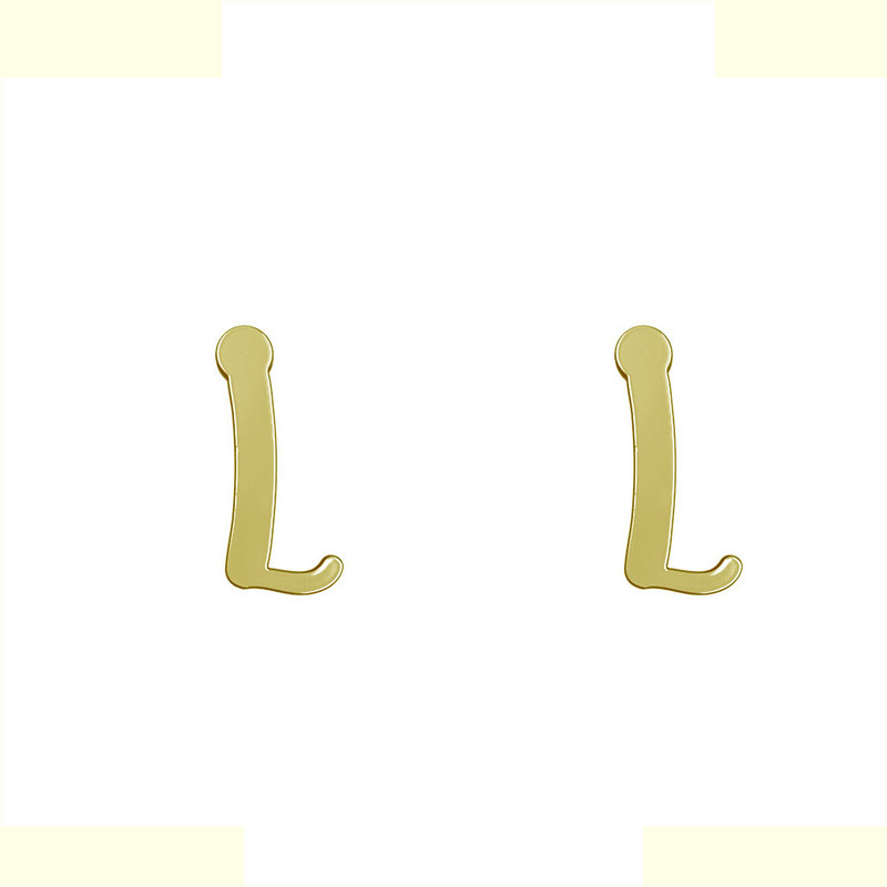 گوشواره طلا 18 عیار زنانه مدوپد مدل حرف L کد GA1-17002 گوشواره طلا 18 عیار زنانه مدوپد مدل حرف L کد GA1-17002