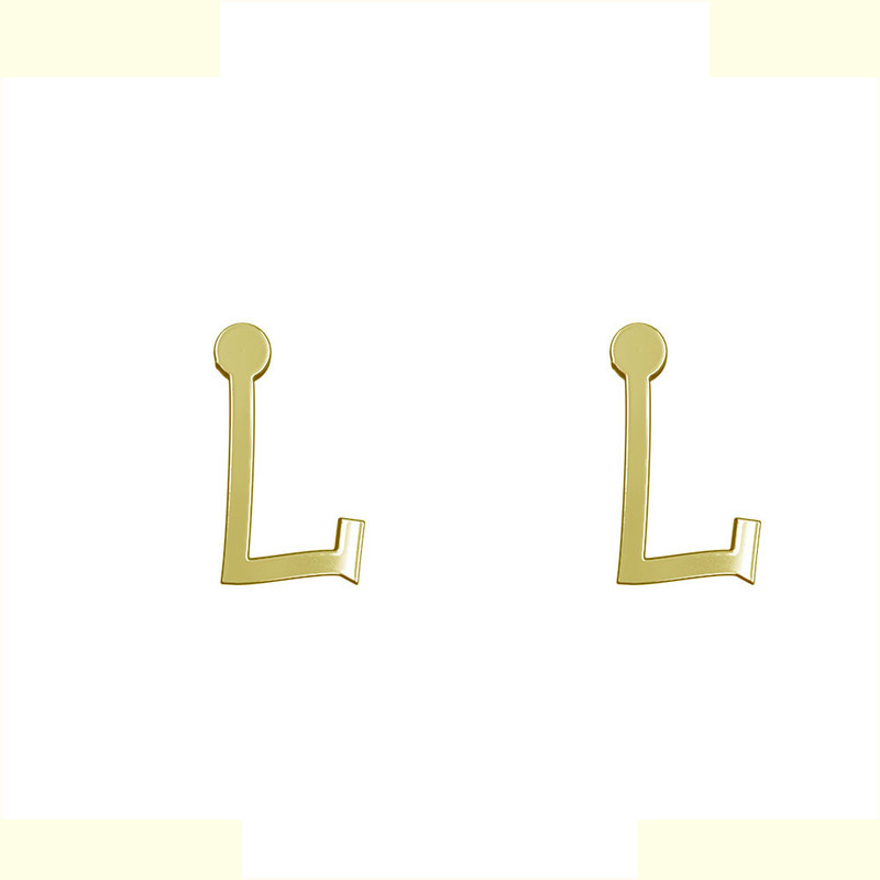 گوشواره طلا 18 عیار زنانه مدوپد مدل حرف L کد GA1-17028 گوشواره طلا 18 عیار زنانه مدوپد مدل حرف L کد GA1-17028