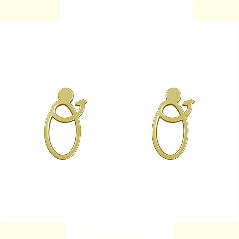 گوشواره طلا 18 عیار زنانه مدوپد مدل حرف O کد GA1-17031 گوشواره طلا 18 عیار زنانه مدوپد مدل حرف O کد GA1-17031