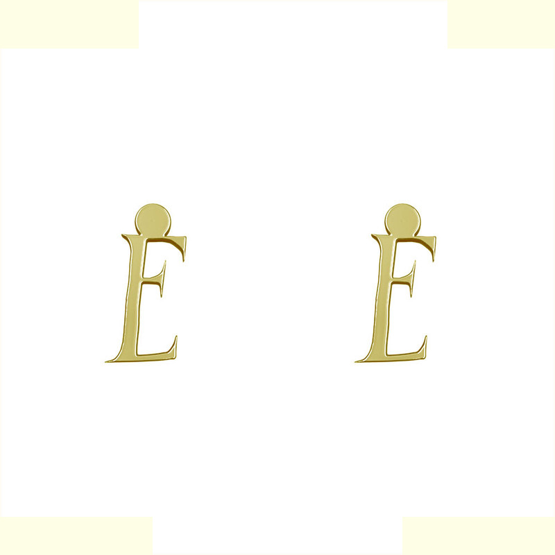 گوشواره طلا 18 عیار زنانه مدوپد مدل حرف E کد GA1-17047 گوشواره طلا 18 عیار زنانه مدوپد مدل حرف E کد GA1-17047