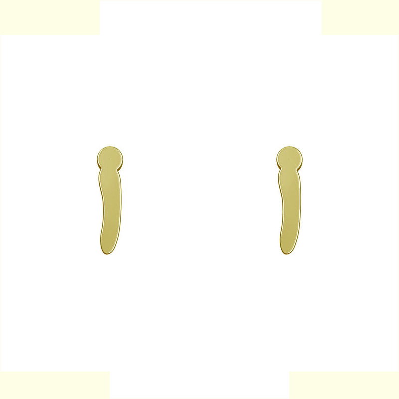 گوشواره طلا 18 عیار زنانه مدوپد مدل حرف I کد GA1-17116 گوشواره طلا 18 عیار زنانه مدوپد مدل حرف I کد GA1-17116