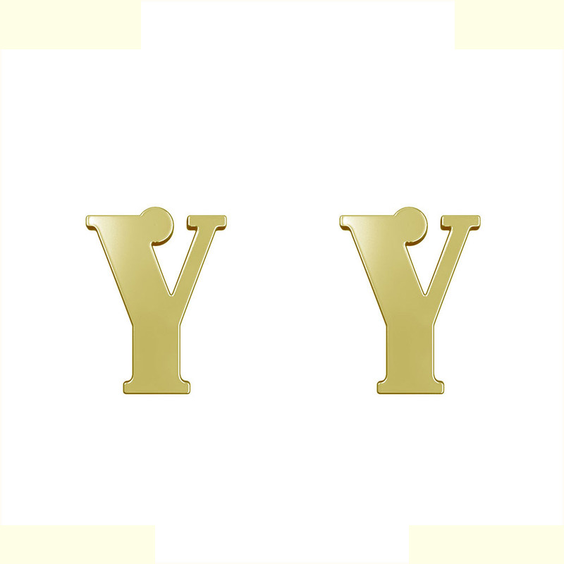 گوشواره طلا 18 عیار زنانه مدوپد مدل حرف Y کد GA1-17171 گوشواره طلا 18 عیار زنانه مدوپد مدل حرف Y کد GA1-17171