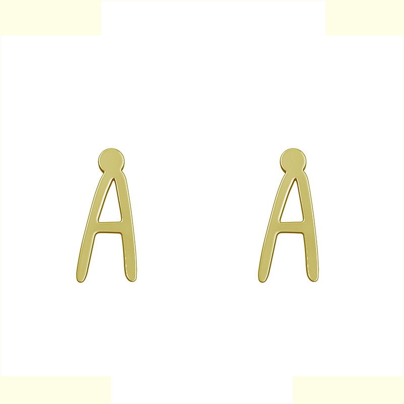 گوشواره طلا 18 عیار زنانه مدوپد مدل حرف A کد GA1-17173 گوشواره طلا 18 عیار زنانه مدوپد مدل حرف A کد GA1-17173