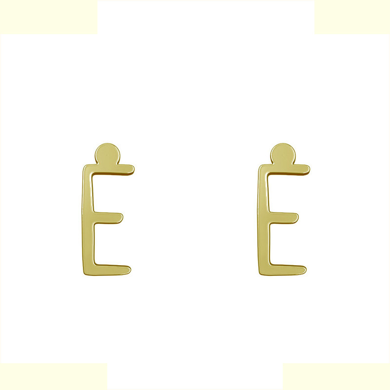 گوشواره طلا 18 عیار زنانه مدوپد مدل حرف E کد GA1-17177 گوشواره طلا 18 عیار زنانه مدوپد مدل حرف E کد GA1-17177
