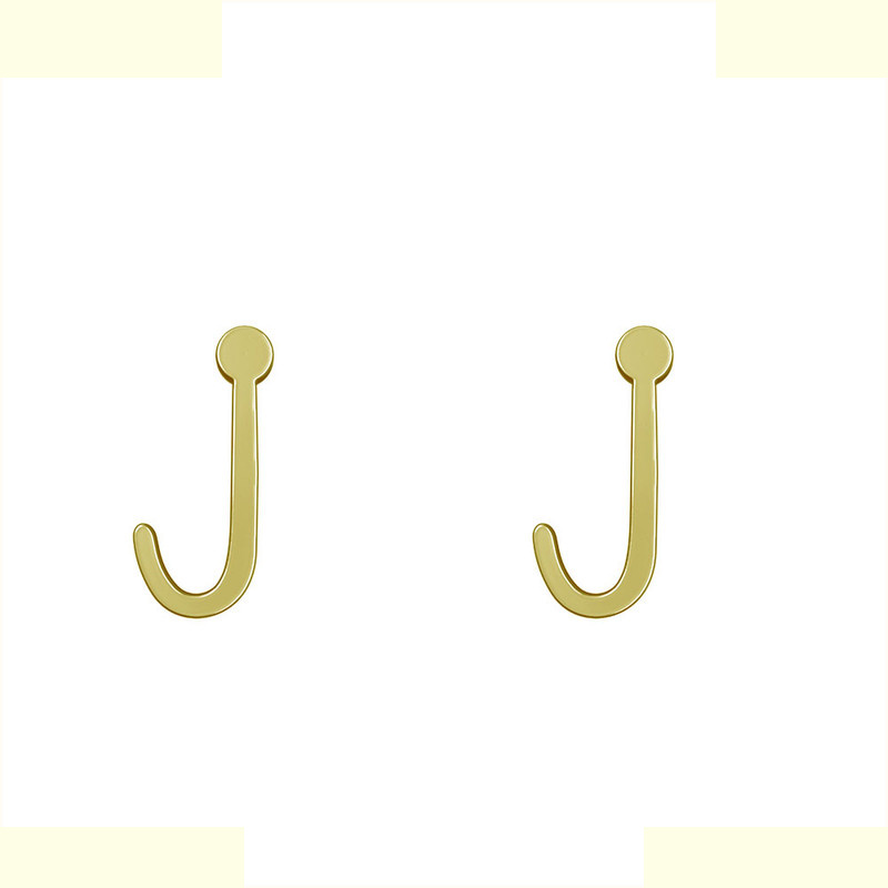 گوشواره طلا 18 عیار زنانه مدوپد مدل حرف J کد GA1-17182 گوشواره طلا 18 عیار زنانه مدوپد مدل حرف J کد GA1-17182