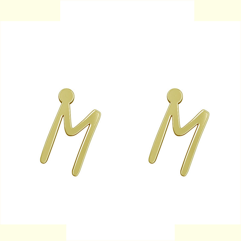 گوشواره طلا 18 عیار زنانه مدوپد مدل حرف M کد GA1-17185 گوشواره طلا 18 عیار زنانه مدوپد مدل حرف M کد GA1-17185
