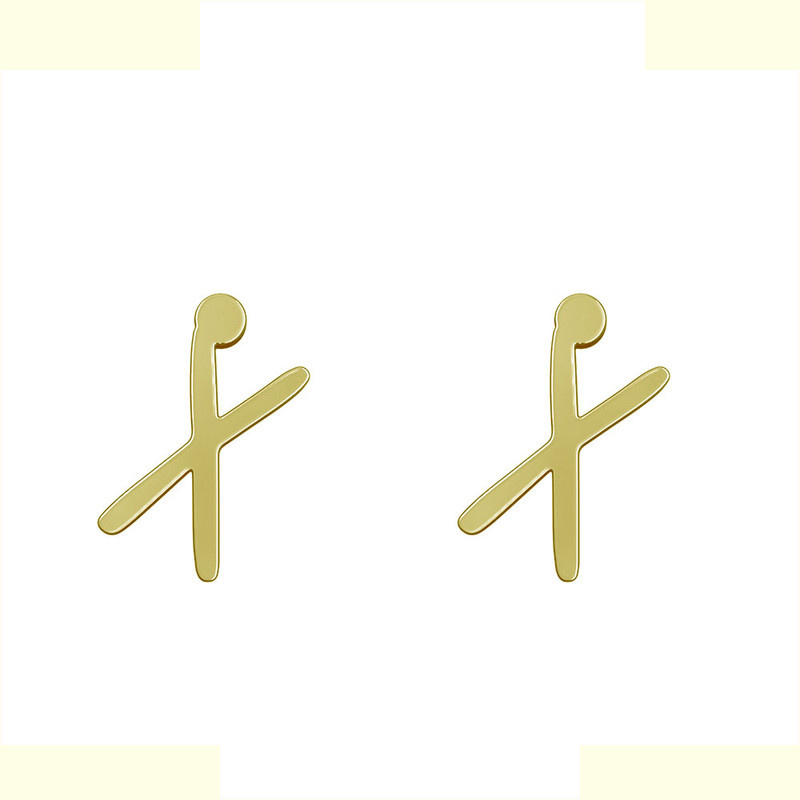 گوشواره طلا 18 عیار زنانه مدوپد مدل حرف X کد GA1-17196 گوشواره طلا 18 عیار زنانه مدوپد مدل حرف X کد GA1-17196