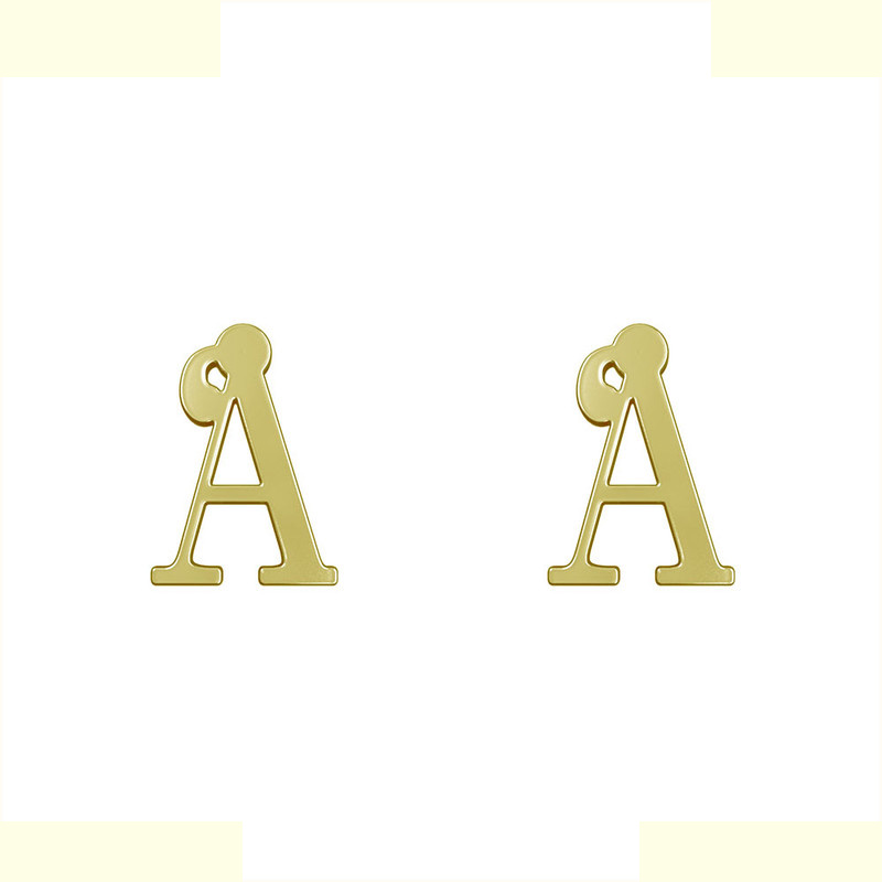 گوشواره طلا 18 عیار زنانه مدوپد مدل حرف A کد GA1-17199 گوشواره طلا 18 عیار زنانه مدوپد مدل حرف A کد GA1-17199