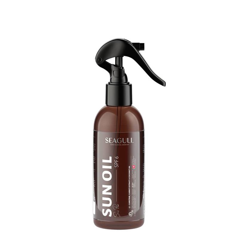اسپری روغن آفتاب سی گل مدل SPF6 حجم 250 میلی لیتر