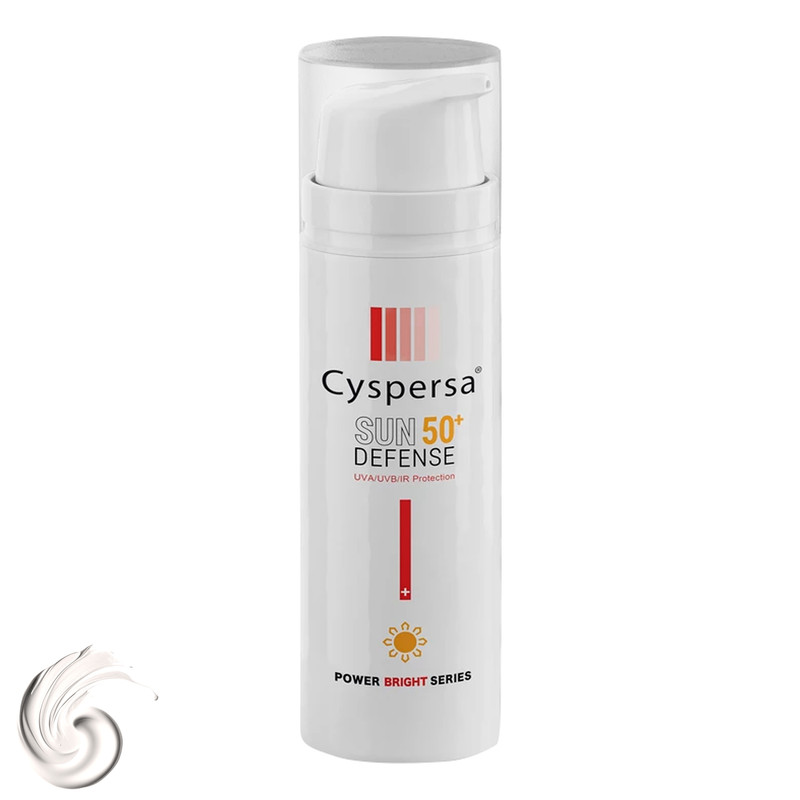 کرم ضدآفتاب بیرنگ سیسپرسا SPF50 مدل ضدلک مناسب انواع پوست، حجم 50 میلیلیتر