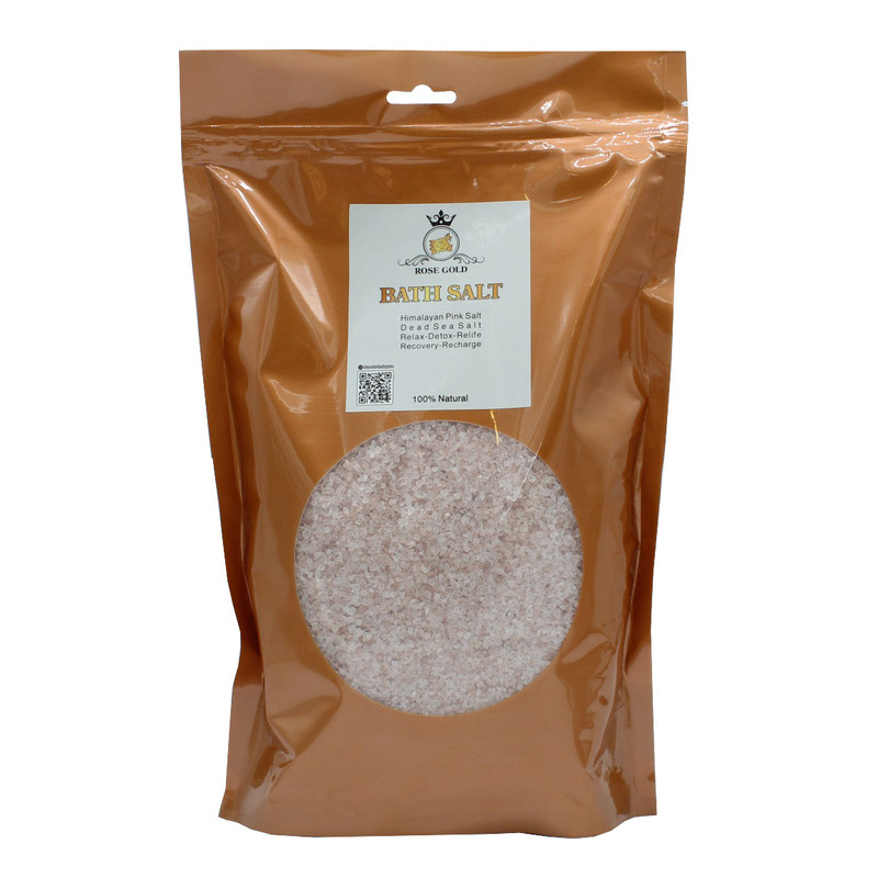 نمک حمام رز گلد مدل هیمالیا وزن 1500 گرم نمک حمام رز گلد مدل هیمالیا وزن 1500 گرم