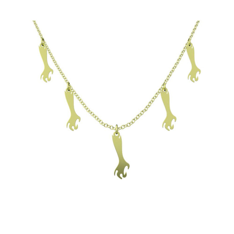 گردنبند طلا 18 عیار زنانه مدوپد مدل هالووین کد RNA18014 گردنبند طلا 18 عیار زنانه مدوپد مدل هالووین کد RNA18014