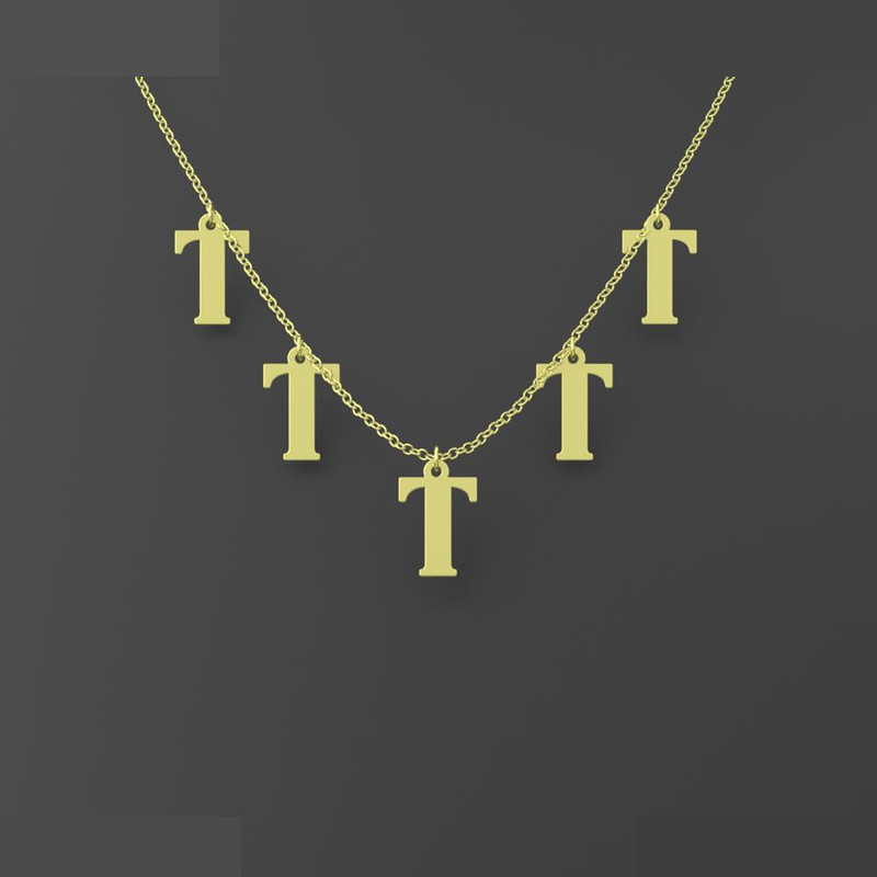 گردنبند طلا 18 عیار زنانه مدوپد مدل حرف T کد RNA17166 گردنبند طلا 18 عیار زنانه مدوپد مدل حرف T کد RNA17166