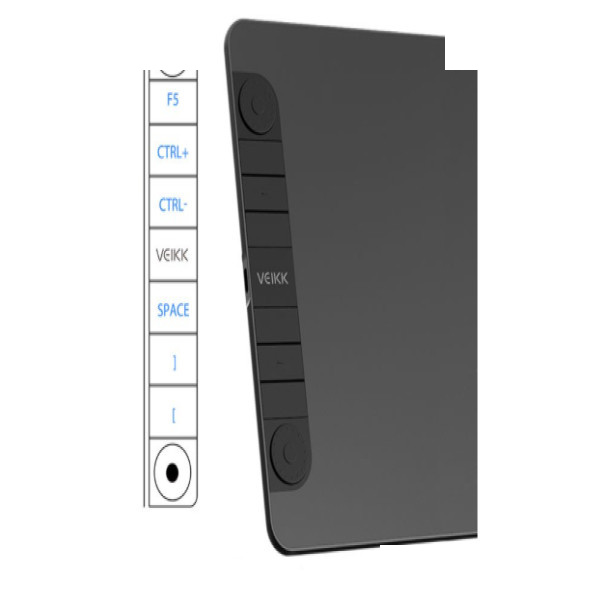 قلم نوری با صفحه نمایش 6*10 اینچ ویک مدل veikk vk 1060 pro قلم نوری با صفحه نمایش 6*10 اینچ ویک مدل veikk vk 1060 pro