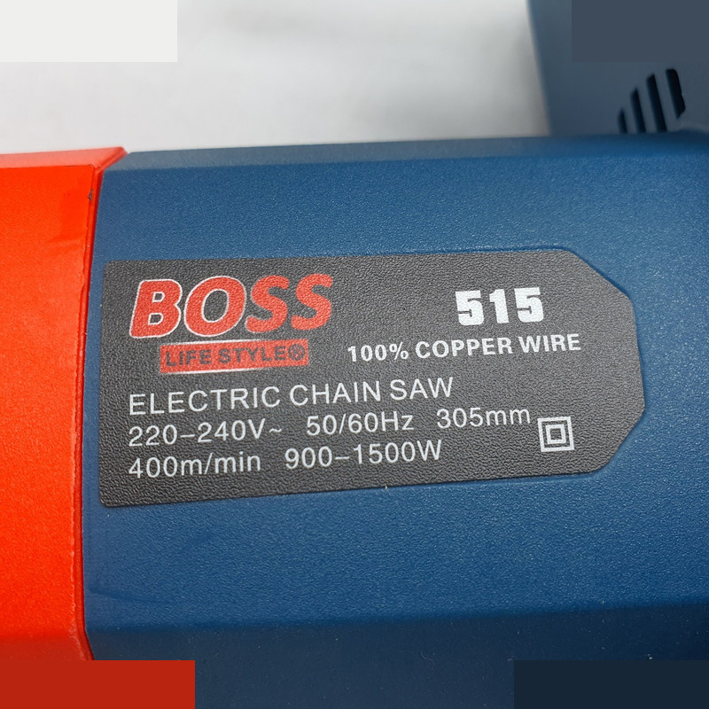 اره زنجیری برقی باس مدل 30 سانتی متر کد 515 اره زنجیری برقی باس مدل 30 سانتی متر کد 515