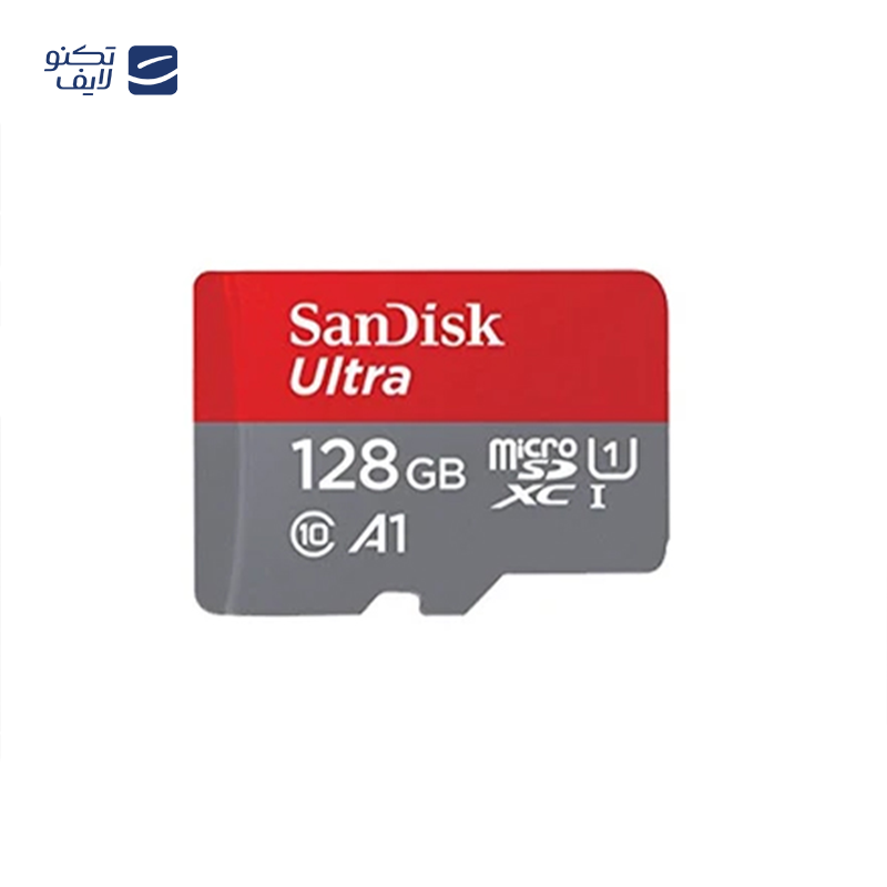 کارت حافظه microSDXC سن دیسک مدل Ultra A1 کلاس 10 استاندارد UHS-I U1 سرعت 100MBps ظرفیت 128 گیگابایت کارت حافظه microSDXC سن دیسک مدل Ultra A1 کلاس 10 استاندارد UHS-I U1 سرعت 100MBps ظرفیت 128 گیگابایت