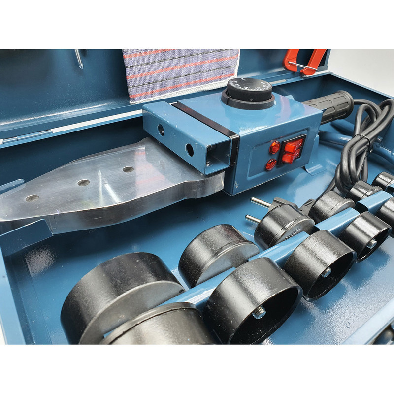 دستگاه اتو لوله پلیمری باس مدل 3000W مجموعه 15 عددی