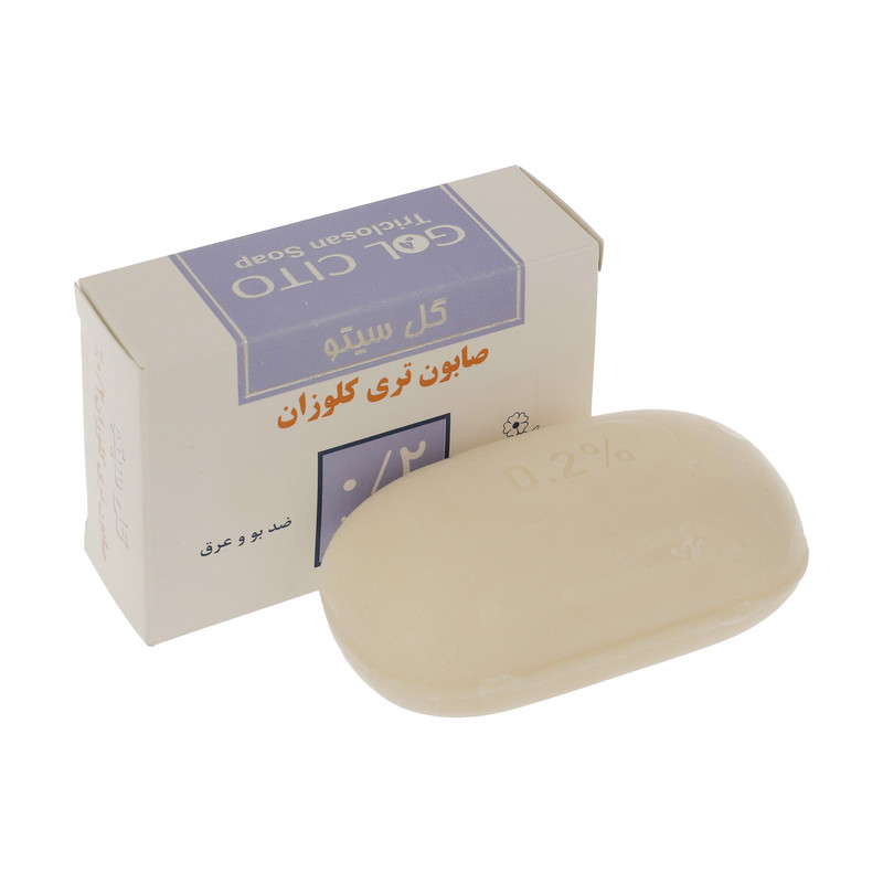 صابون ضد باکتری گل سیتو مدل تری کلوزان 0.2 وزن 100 گرم صابون ضد باکتری گل سیتو مدل تری کلوزان 0.2 وزن 100 گرم