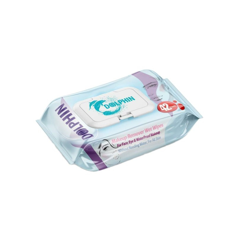 دستمال مرطوب دلفین مدل super soft cleansing بسته 42 عددی دستمال مرطوب دلفین مدل super soft cleansing بسته 42 عددی