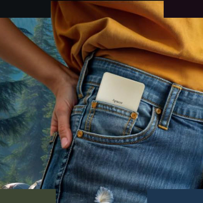 اس اس دی اکسترنال اپیسر مدل AS724 ظرفیت 1 ترابایت رابط USB 3.2 Gen2