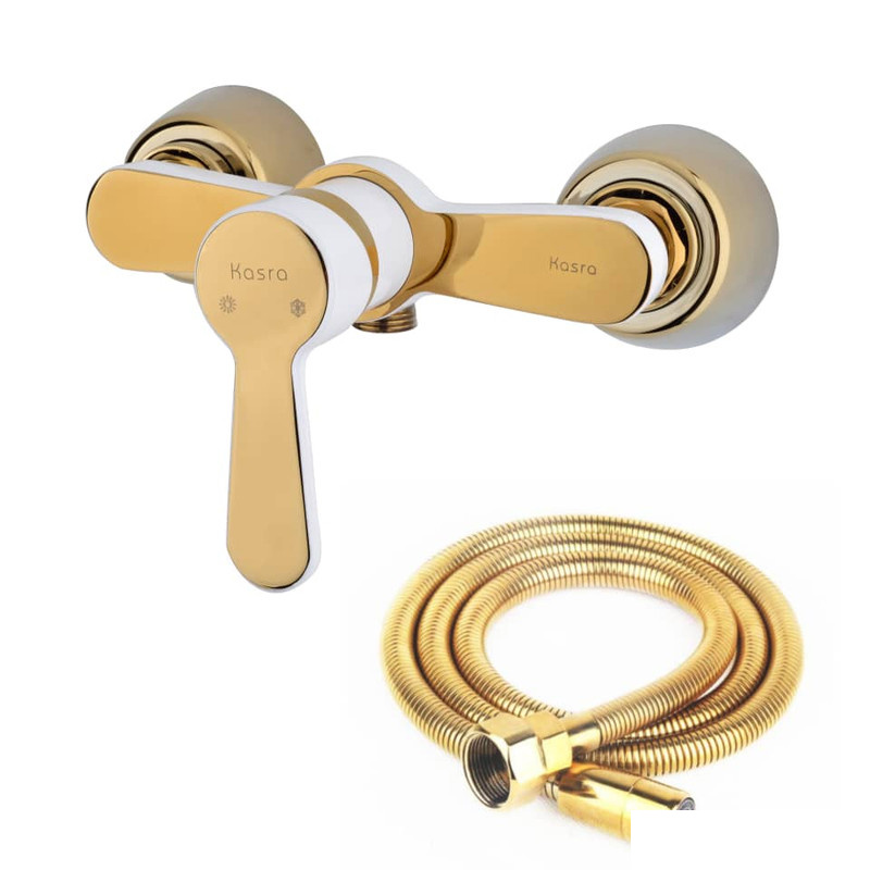 شیر سرویس بهداشتی کسری مدل ادموند به همراه شلنگ توالت شیر سرویس بهداشتی کسری مدل ادموند به همراه شلنگ توالت