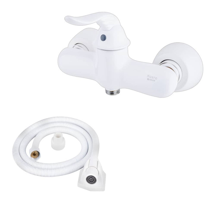 شیر سرویس بهداشتی کسری مدل رایان به همراه شلنگ توالت شیر سرویس بهداشتی کسری مدل رایان به همراه شلنگ توالت