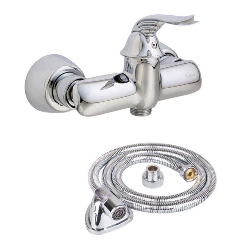 شیر سرویس بهداشتی کسری مدل رایان به همراه شلنگ توالت شیر سرویس بهداشتی کسری مدل رایان به همراه شلنگ توالت